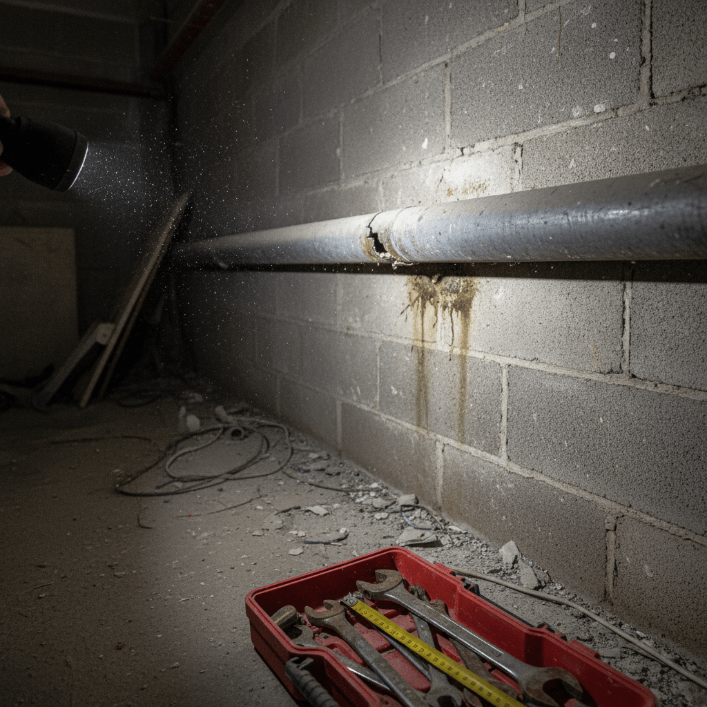 Abwasserleitung reparieren lassen